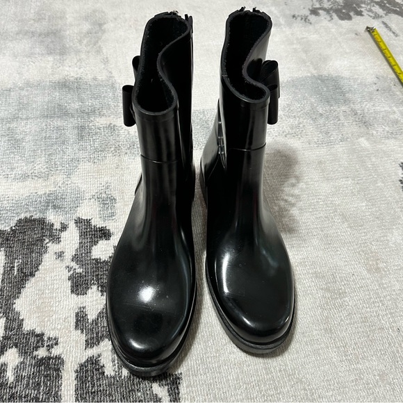 Jessica Simpson Raila Stylish Black Women's Boots with Bow Accent rain size 9 - Picture 10 of 11